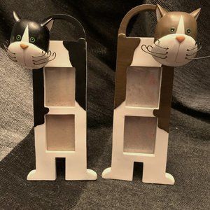 Adorable Bobble Head Cat Picture Frames! Hard to find!